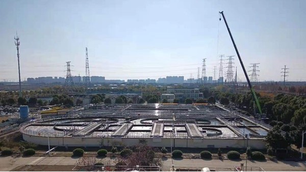 昆山某市政污水處理廠填料案例