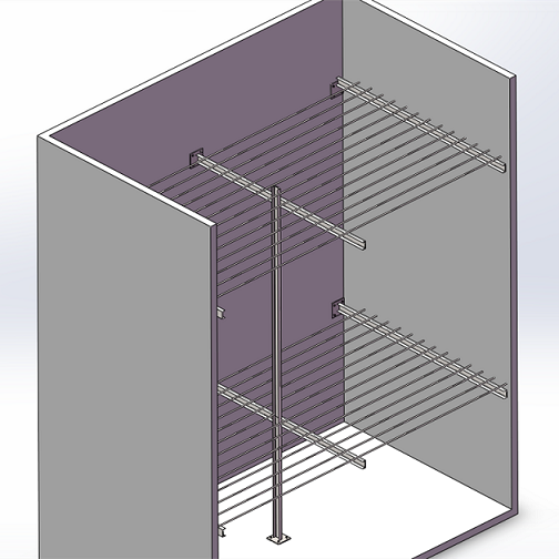 污水處理填料固定安裝